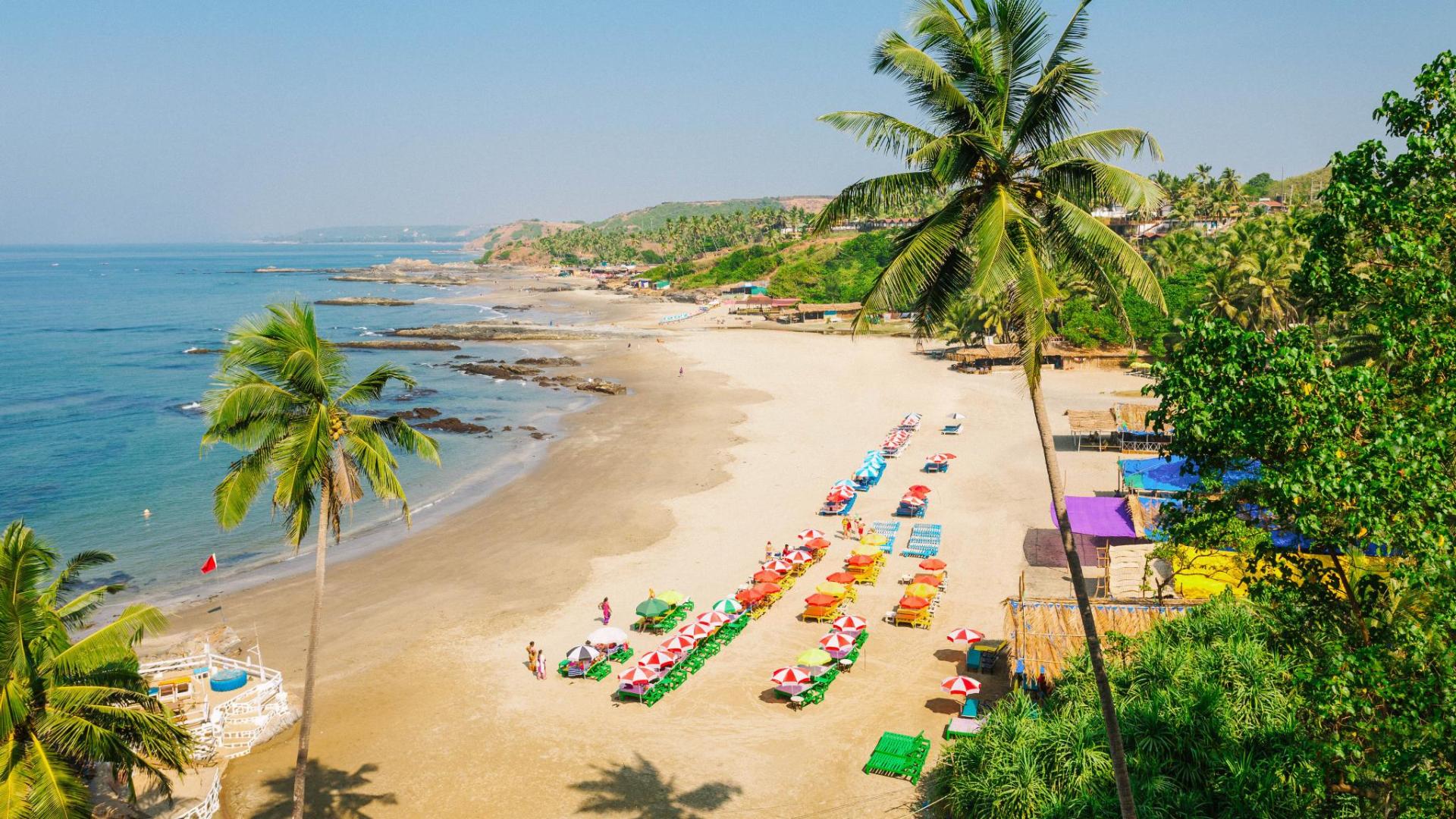 夏日的卡兰古特海滩(calangute beach) - 全球精彩海滩目的地之一