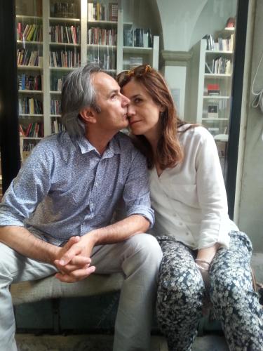 My husband Zoran and me Lilly