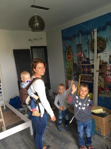 Fruszina and the kids