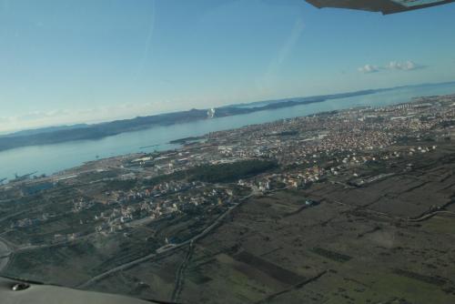 Panoramic view of the Ploca and Zadar